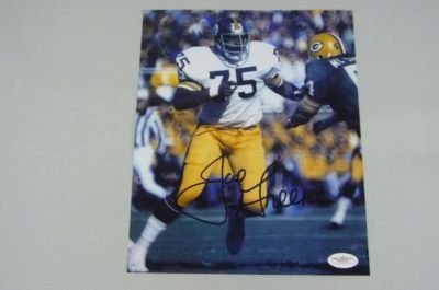 Steelers Joe Greene Autographed/Hand Signed Authentic 8x10 Photo JSA 2