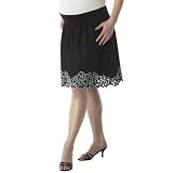 Liz Lange  for Target  Eyelet Hem Skirt - Ebony