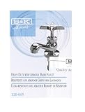 Muellar #120-605HC Heavy Duty Chrome Single Basin Faucet