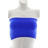 Women's Seamless Strapless Bandeau Tube Top Bra