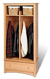 Sonoma 1 Drawer Locker (Double Wide) in Maple Finish By Prepac Furniture