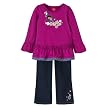 Toddler Girls' 2-piece Dora Set - Magenta