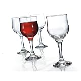 TABLETOP ESSENTIALS SET OF FOUR CLEAR WINE GLASSES