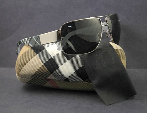 BURBERRY SUNGLASSES BE 3040 BLACK BE3040
