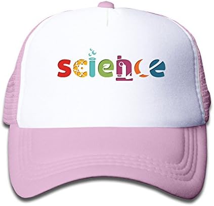 Adjustable Snapback Trucker Funny Atheist Science Kids Hat Sport Mesh Cap Pink