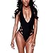 Dong Dian Women's Halter Bandage One Piece Swimsuit Hollow Out Bikini Monokini