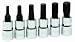 Snap-on Industrial Brand JH Williams 30904 6-Piece 1/4-Inch Drive Metric Hex Bit Socket Set