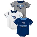 Reebok Tennessee Titans Newborn 3 Pc Creeper Set Size: 6-9 Months