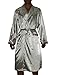 Mens Long Silk Couture Lounge / Sleepwear Robe - One Size Fits Most