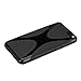 Exact Amazon Fire Phone Case [JUMP Series] - X Design SoftGel Flexible TPU Case Cover for Amazon Fire Phone (2014) Black