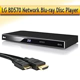 LG BD570 Network Blu-ray Disc Player Plus Bonus 6FT HDMI Cable