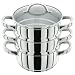 Judge 16cm 3 Tier Multi Steamer with Glass Lid