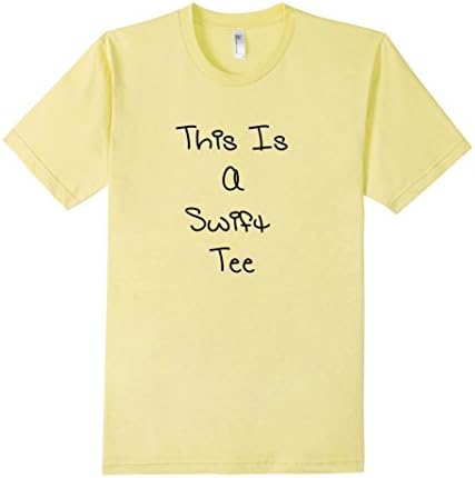 TS Swift Swifty Tee T Shirt - Male 2XL - Lemon