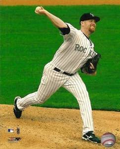 Aaron Cook Colorado Rockies Home Unsigned 8x10 Photo