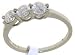 Funkelndes Feuer Edler Platin 950 Trilogie Damen - Diamant Ring Brillant-Schliff 1.00 Karat Ringgröße 57 (18.1)