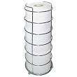 Chrome Toilet Paper Holder - Holds 3 Rolls