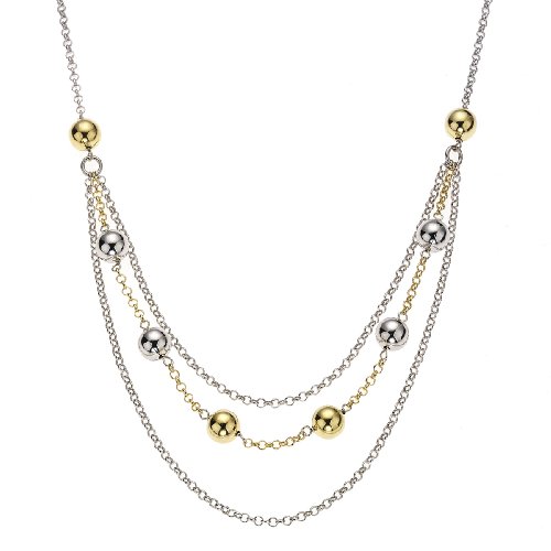 ZEEme Silver Damencollier 3-reihig 213250071-44 Preisvergleich
