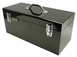 HOMAK BK00120920 20-Inch Steel Flat-Top Tool Box Black