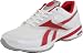 Reebok Women's Easytone Reeinspire II Walking Shoe,White/Rose Red/Pure Silver/Light Grey,9.5 M US