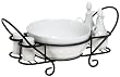 5-Piece Salad Set on Iron Rack