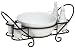 5-Piece Salad Set on Iron Rack