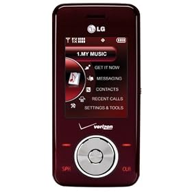 LG VX8550 Chocolate Maroon Phone (Verizon Wireless)