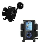 Sandisk Sansa E270 Flexible Car Windshield Holder - Gomadic Brand