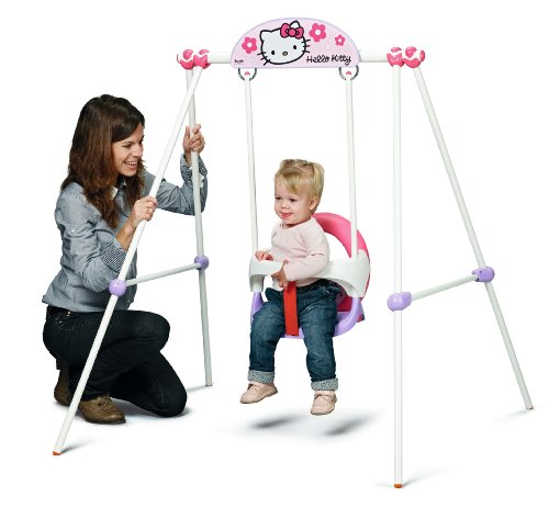 Smoby 310227 - Metallschaukel Baby Swing Hello Kitty