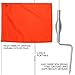 Agora Portable Fiberglass Corner Flags with Spring Base - Set of 4