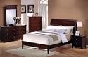 NEW 5pc Sleigh Platform Bedroom Set (Queen Bed+dress+mirror+2 Night Stands)