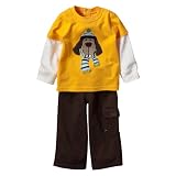 Infant Boys' JUST ONE YOU Made by Carter's ® Brown/Yellow Long-sleeve Puppy Pant Set