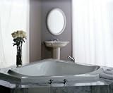 Jacuzzi F933969 Capella 60-Inch Bath, Oyster