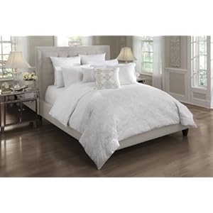 Croscill Home Camille Queen Comforter Mini Set White