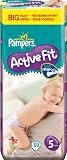 from Pampers Pampers Active Fit Size 5 (24-55 lbs/11-25 kg) Nappies - 2 Packs of 50 (100 Nappies) (Model 81324118x2)