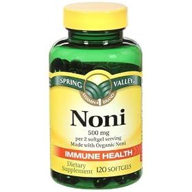 Spring Valley - Noni 500 mg, 120 Softgels