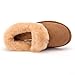 Sheep Touch Women's BALM Twin-Faced Australian Sheepskin Slippers Closed-Back Chestnut