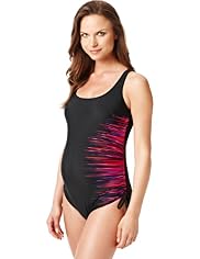 Maternity Side Striped Sporty Swimsuit