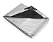 Tarp, Polyethylene, Silver/Black, 16x20Ft