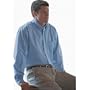 Bill Blass Men's Wrinkle-free Long Sleeve Shirt w/Pocket in White - X-Large