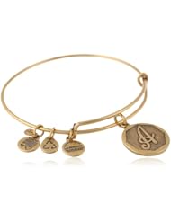 Alex and Ani Initial Expandable Wire Bangle Bracelet, 7.25"