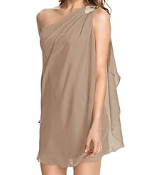 Sexy One Shoulder Sleeveless Summer Polyester/Spandex Asymmetric Bandage Dress/Club Dress/Party Dress/Mini Dress 