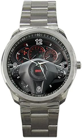 FamousUP Subaru Impreza WRX STI Steering Wheel Hot Sport Metal Watch