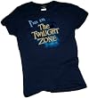 "I'm In The Twilight Zone" -- The Twilight Zone Crop Sleeve Fitted Juniors T-Shirt