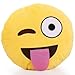 32cm Emoji Smiley Emoticon Yellow Round Cushion Pillow Stuffed Plush Soft Toy