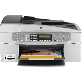 HP Officejet 6310 All-in-One - Multifunction ( fax / copier / printer / scanner ) - color - ink-jet - copying (up to): 30 ppm (mono) / 24 ppm (color) - printing (up to): 30 ppm (mono) / 24 ppm (color) - 100 sheets - 33.6 Kbps - Hi-Speed USB, 10/100 Base-TX