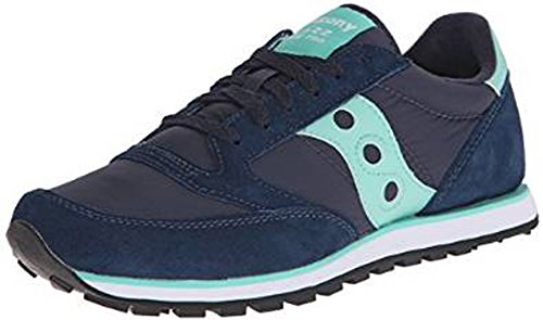 Saucony Originals Men's Jazz Lowpro Classic Retro Running Shoe, Navy/Mint, 7.5 M US