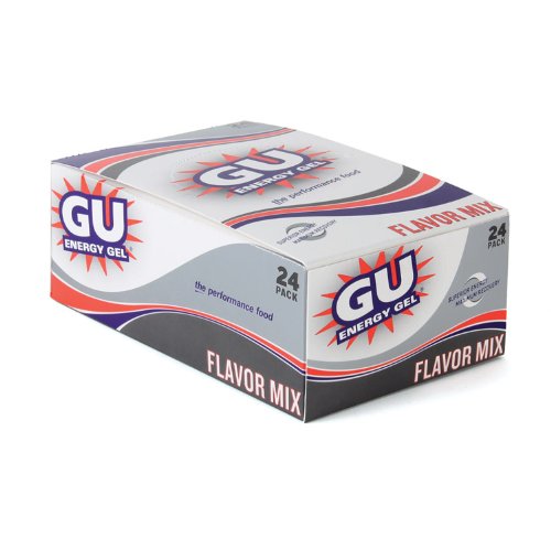 GU Energy Gels, Flavor Mix, 24 Count