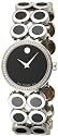 Movado Women's Ono Stainless Steel And Ceramic Bracelet Watch #0606096