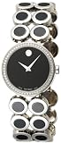 MOVADO Watch:Movado Women's 606096 Ono Stainless-Steel And Ceramic Bracelet Watch