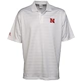 adidas Nebraska Cornhuskers White Performance Polo